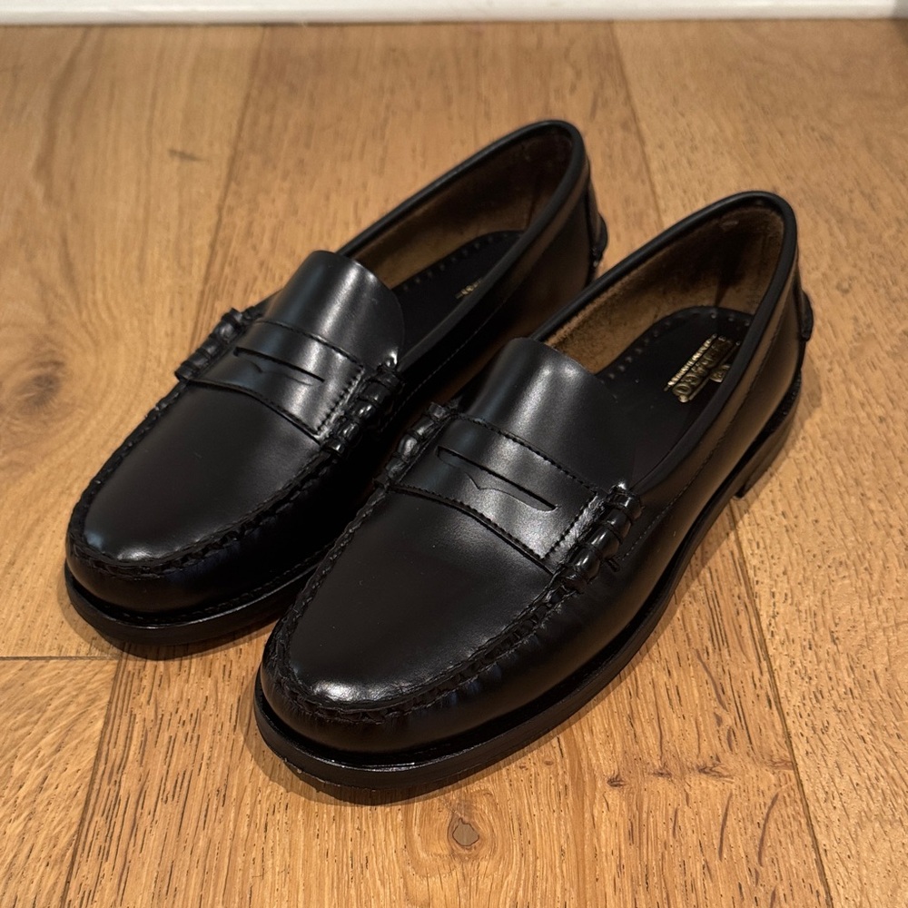 Sebago Classic Dan Black Leather Loafers